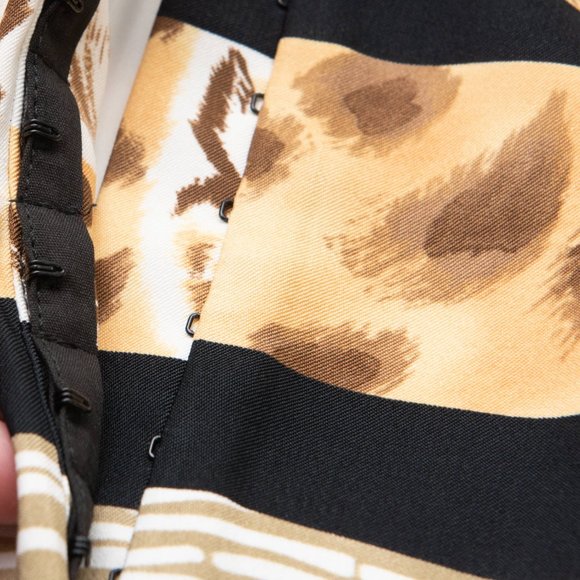 Alberto Makali Blazer Animal Mix Tiger Leopard Print Jacket Statement Size 8 - Picture 6 of 6